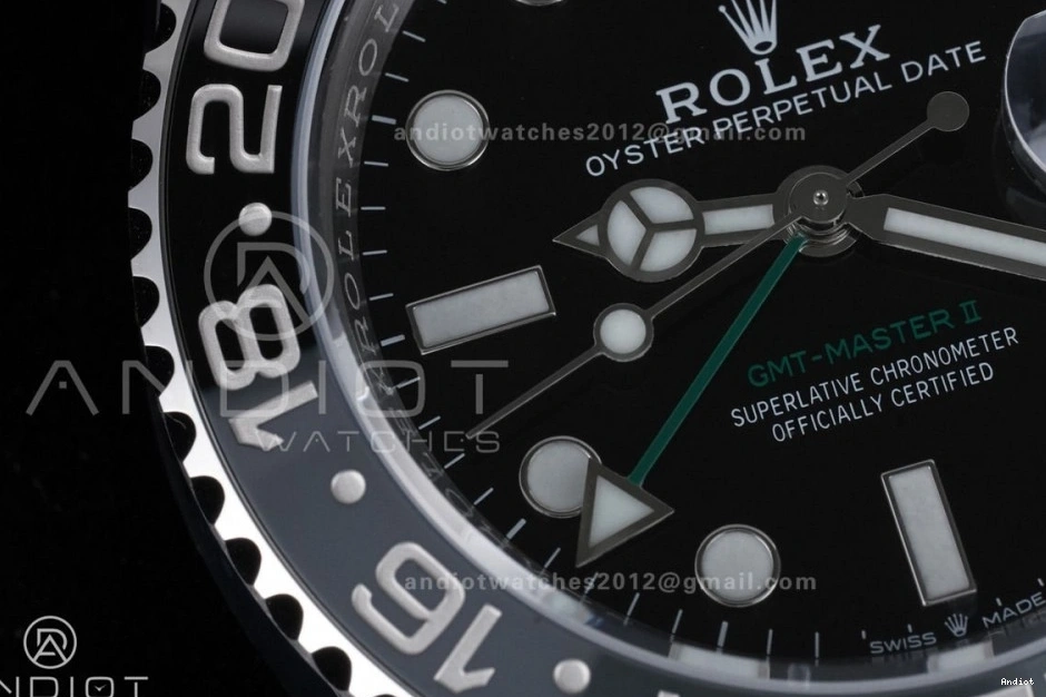 GRNR 126710 1:1 Bracelet Edition II Oyster SH3285 New GMT-Master V2 Gray Ceramic 904L Bruce Black Best on ARF Wayne 0304